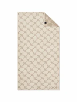 JOOP! Heimtextilien<Unisex Duschtuch 1er Pack beige bedruckt
