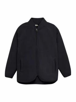 En Fant Mädchen|Jungen<Unisex Fleecejacke blau uni