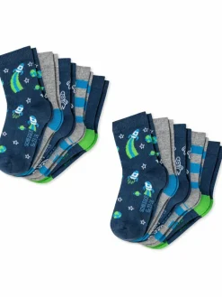Schiesser Jungen<Unisex Freizeitsocken - Fun & Hobby mehrfarbig gemustert
