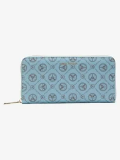 Carlo Colucci Taschen & Rucksäcke<Unisex Geldbeutel - Coviello blau bedruckt