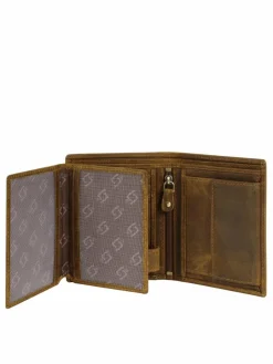 Landleder Taschen & Rucksäcke<Unisex Geldbörse braun uni