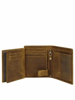 Landleder Taschen & Rucksäcke<Unisex Geldbörse braun uni