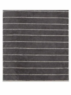 Cawö Heimtextilien<Unisex Gästetuch 3er Pack anthrazit gestreift