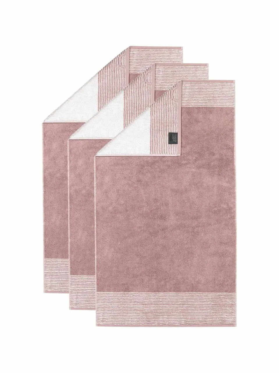 Damen Cawö Heimtextilien>Unisex Gästetuch 3er Pack