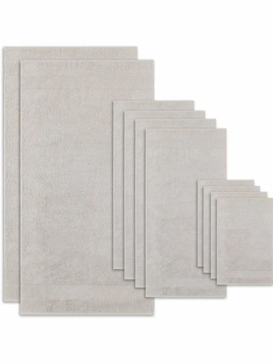 Villeroy & Boch Heimtextilien<Unisex Handtuch 1er Pack, 10er Pack grau uni