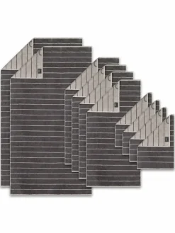 Cawö Heimtextilien<Unisex Handtuch 1er Pack, 10er Pack anthrazit gestreift