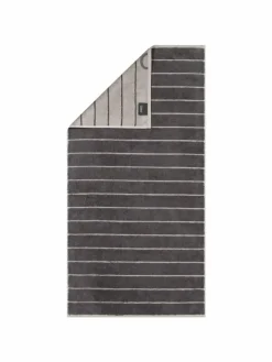 Cawö Heimtextilien<Unisex Handtuch 1er Pack, 10er Pack anthrazit gestreift