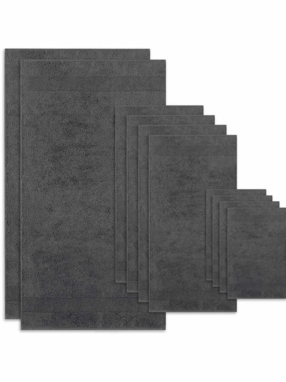 Villeroy & Boch Heimtextilien<Unisex Handtuch 1er Pack, 10er Pack grau uni