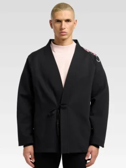 Carlo Colucci Sweatshirts & Sweatjacken<Unisex, Herren Sweatjacke - Dusini schwarz gemustert