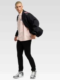 Carlo Colucci Sweatshirts & Sweatjacken<Unisex, Herren Sweatjacke - Dusini schwarz gemustert