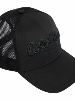 Carlo Colucci Mützen & Caps<Unisex, Herren Trucker Cap - Dujanic schwarz uni