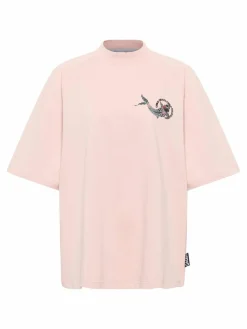 Carlo Colucci Shirts|Shirts & Tops<Unisex, Herren T-Shirt - Dorigoni rosa bedruckt