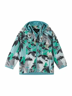 reima Mädchen|Jungen<Unisex Jacke - Moomin Vindskydd aqua gemustert