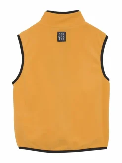 ColorKids Jungen|Mädchen<Unisex Kinder Fleeceweste - COFleece Waistcoat gelb uni