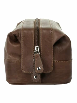 Bruno Banani Taschen & Rucksäcke<Unisex Kulturtasche braun uni