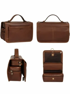 piké Taschen & Rucksäcke<Unisex Kulturtasche braun uni