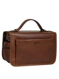 piké Taschen & Rucksäcke<Unisex Kulturtasche braun uni