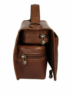 piké Taschen & Rucksäcke<Unisex Kulturtasche braun uni