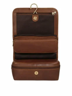 piké Taschen & Rucksäcke<Unisex Kulturtasche braun uni