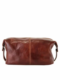 piké Taschen & Rucksäcke<Unisex Kulturtasche braun uni