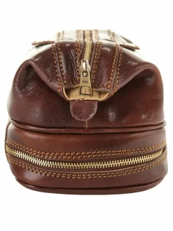 piké Taschen & Rucksäcke<Unisex Kulturtasche braun uni