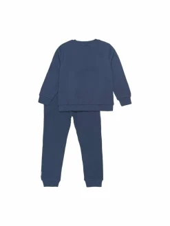 Minymo Jungen|Mädchen<Unisex Langarmshirt & Hose blau uni