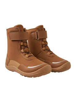 reima Mädchen|Jungen<Unisex tec Barfuß-Winterstiefel - Talvella Kids braun uni
