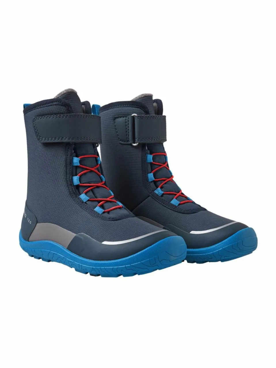 reima Mädchen|Jungen<Unisex tec Barfuß-Winterstiefel - Talvella Junior blau uni