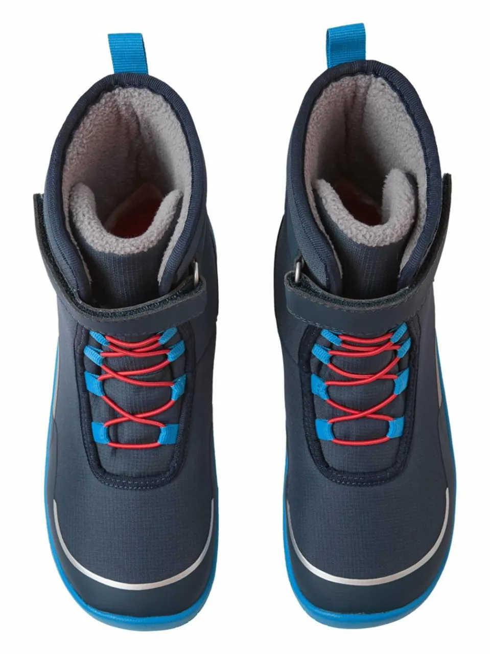 reima Mädchen|Jungen<Unisex tec Barfuß-Winterstiefel - Talvella Junior blau uni