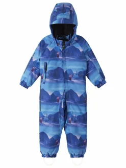 reima Jungen|Mädchen<Unisex tec Schneeanzug - Moomin Lyster hellblau gemustert