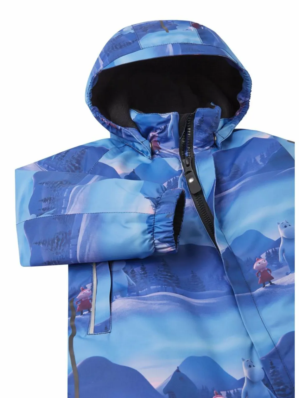 reima Jungen|Mädchen<Unisex tec Schneeanzug - Moomin Lyster hellblau gemustert