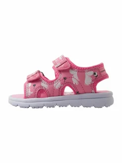 reima Mädchen|Jungen<Unisex Sandalen - Moomin Bungee rosa gemustert
