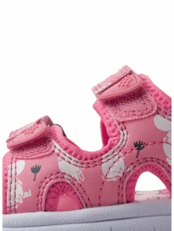 reima Mädchen|Jungen<Unisex Sandalen - Moomin Bungee rosa gemustert