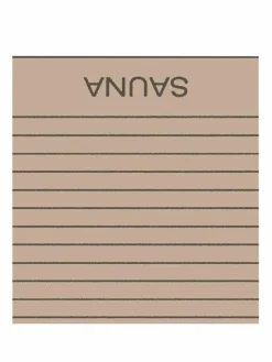 Cawö Heimtextilien<Unisex Saunatuch 1er Pack sand gestreift