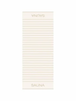Cawö Heimtextilien<Unisex Saunatuch 1er Pack beige gestreift