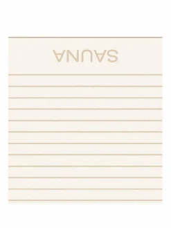 Cawö Heimtextilien<Unisex Saunatuch 1er Pack beige gestreift