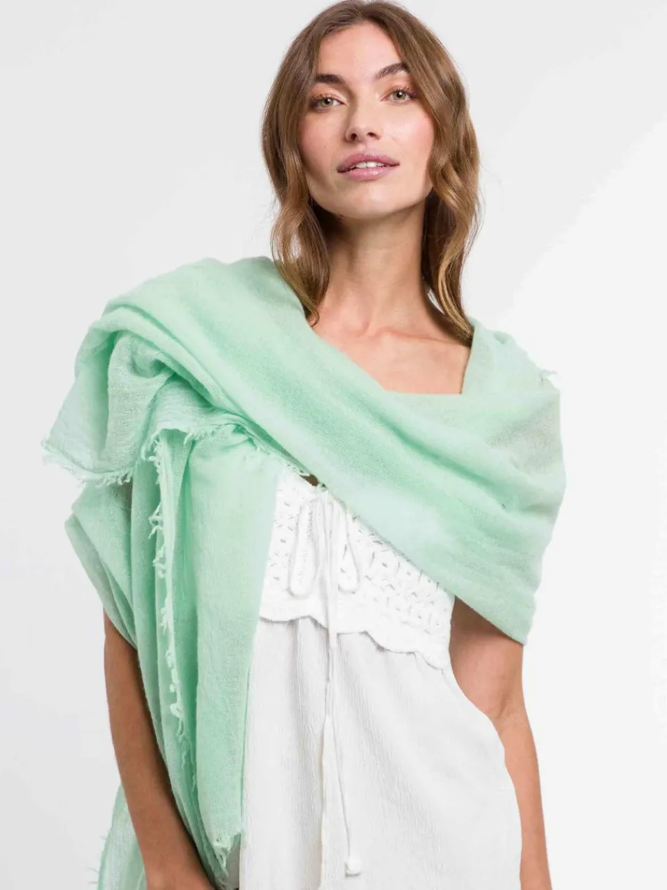 Fraas Schals & Tücher|Schals & Tücher<Unisex Schal mint uni