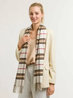 Giorgio Rimaldi Schals & Tücher<Unisex Schal beige kariert