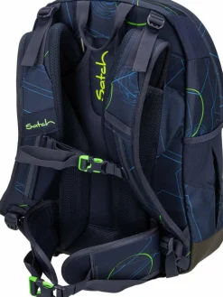 satch Mädchen<Unisex Schulranzen - Air blau uni