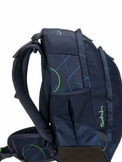 satch Mädchen<Unisex Schulranzen - Air blau uni