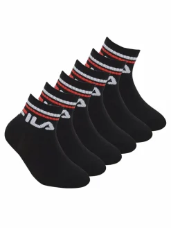 FILA Jungen<Unisex Socken 6er Pack schwarz uni