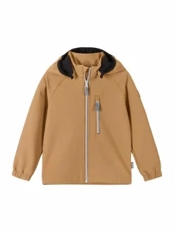 reima Jungen|Mädchen<Unisex Softshell Jacke - Vantti braun uni