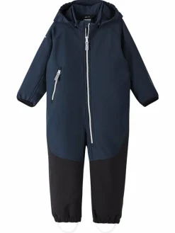 reima Jungen|Mädchen<Unisex Softshell Overall - Mjosa schwarz uni