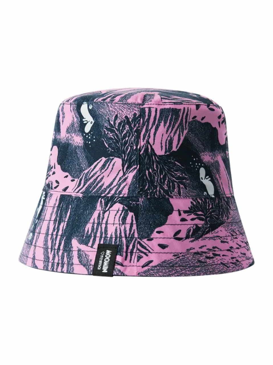 reima Jungen<Unisex Sonnenhut - Moomin Viehe rosa gemustert