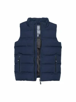 ColorKids Jungen|Mädchen<Unisex Steppweste blau uni