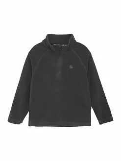 ColorKids Jungen|Mädchen<Unisex Strickfleece-Pullover schwarz uni