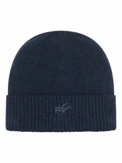 Polo Sylt Mützen & Caps<Unisex Strickmütze blau bedruckt