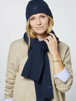 Polo Sylt Mützen & Caps<Unisex Strickmütze blau bedruckt