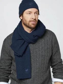 Polo Sylt Mützen & Caps<Unisex Strickmütze blau bedruckt