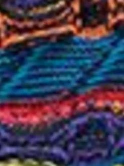 Carlo Colucci Mützen & Hüte<Unisex Strickmütze - Conciauro blau gemustert